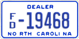 North Carolina, Dealer (A/D-12345(6))