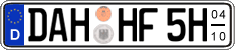 German license plate, Seasonal plates (Oldtimers)