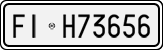 License plate of Italy, Cars (1927 year series)
