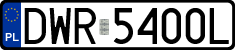License plates of Poland, Regular car plates