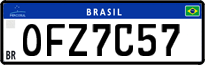 License plate of Brazil, Private owners (Mercosul)