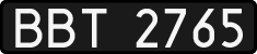 License plates of Poland, 1976 year system