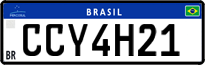 License plate of Brazil, Private owners (Mercosul)