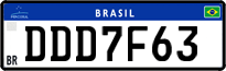 License plate of Brazil, Private owners (Mercosul)