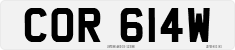 License plate of the United Kingdom, 1963 year system