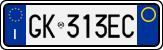 License plate of Italy, Cars (1994 year series)