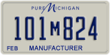 Michigan, Manufacturer (123m456)