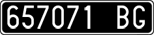 License plate of Italy, Cars (1927 year series)