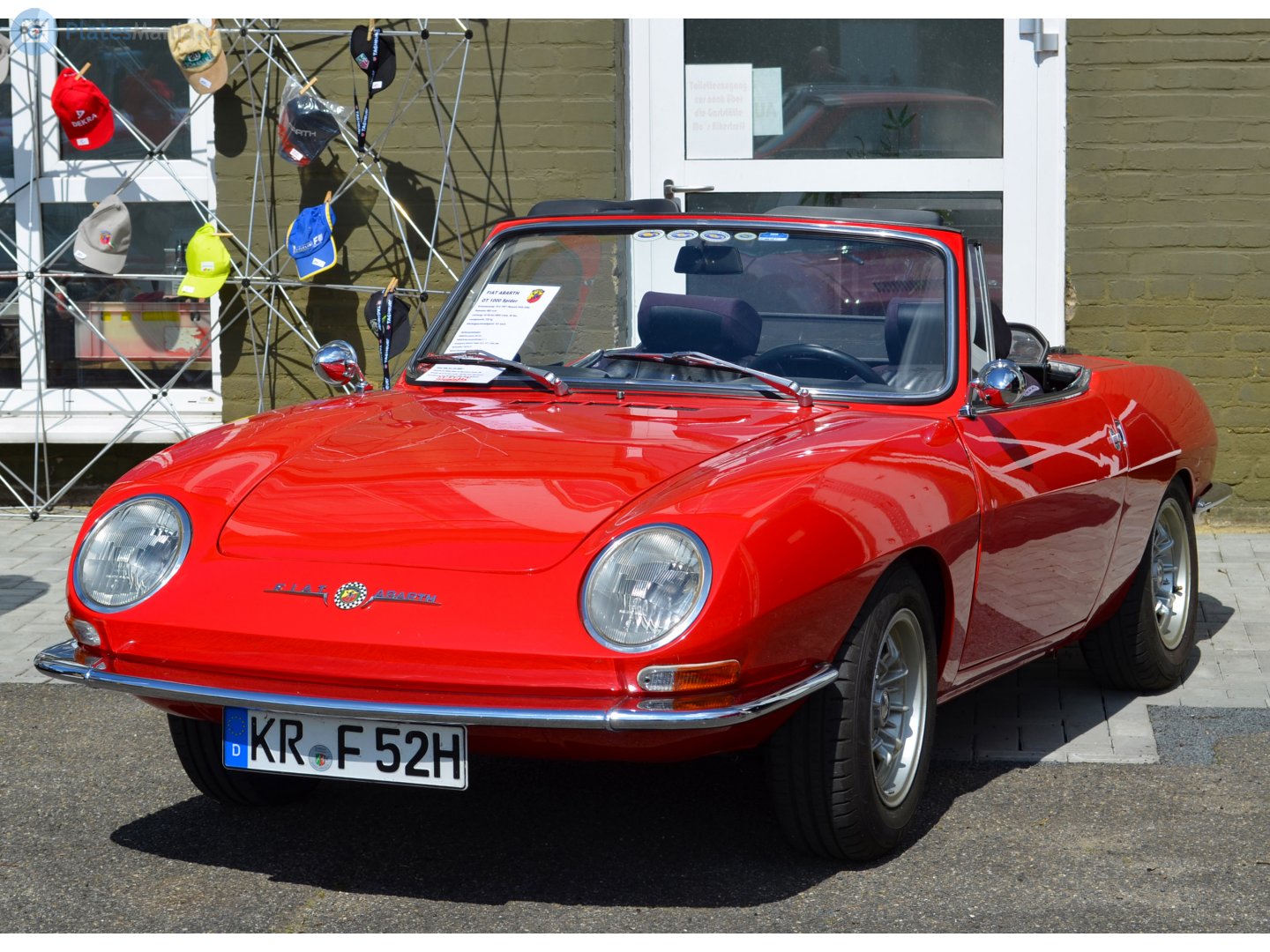 KR F 52 H, FIAT 850 Abarth OT 1000 Spider, 1965–1968