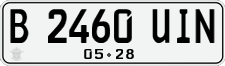 License plate of Indonesia, Regular plates