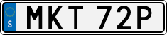 License plate of Sweden, Regular plates