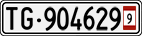 License plate of Switzerland, Provisional