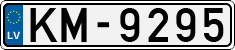 License plate of Latvia, Regular car plates