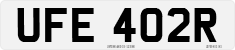 License plate of the United Kingdom, 1963 year system