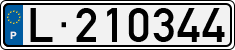 License plate of Portugal, Trailers