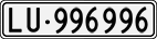 License plate of Switzerland, Cars