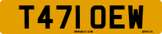 License plate of the United Kingdom, 1983 year system