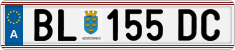 License plate of Austria, Regular plates