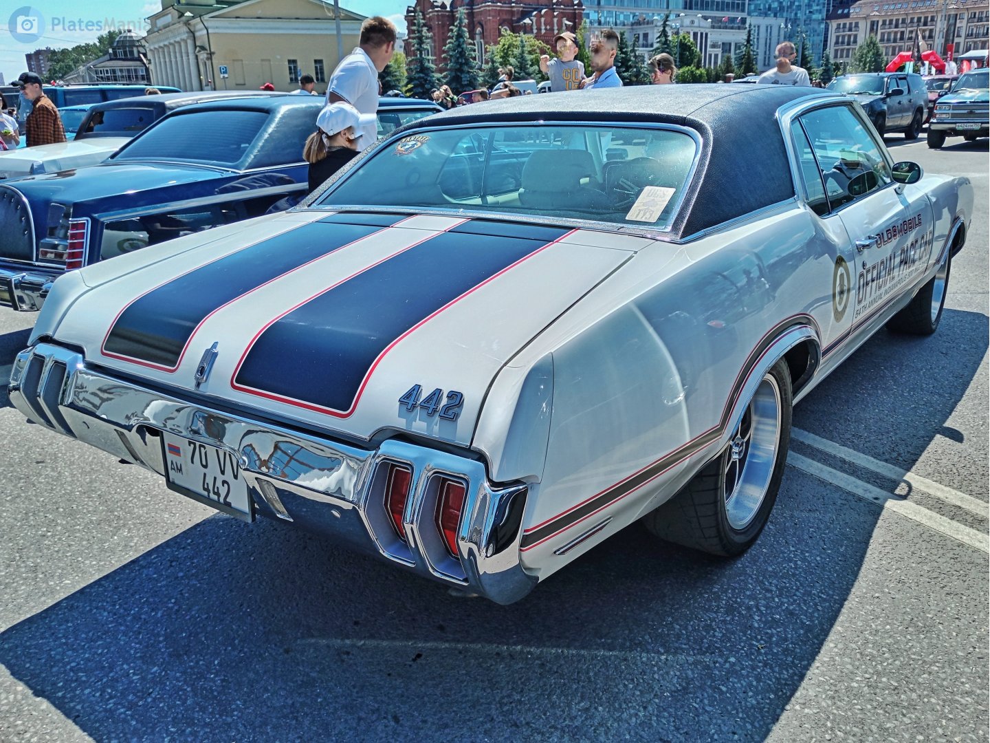 70 VV 442, Oldsmobile 442 2nd gen 1971 Hardtop Coupé (4487; A-body), 3rd facelift, 1970–1971