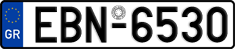 License plate of Greece, Cars