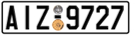 License plate of Greece, Cars
