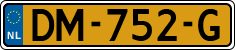 License plate of the Netherlands, Military