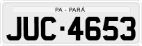 License plate of Brazil, Private owners (1990)