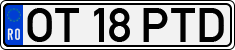 License plate of Romania, Regular plates