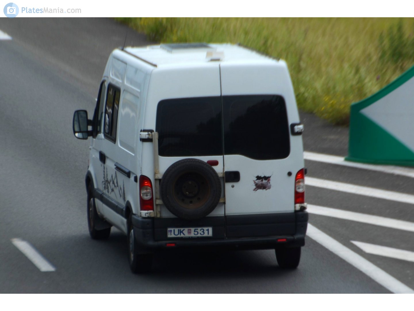 UK 531, Renault Master 2nd gen Van (F70), facelift, 2003–2010