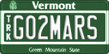 Vermont, Vanity Plates