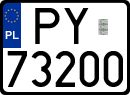 License plates of Poland, Regular car plates