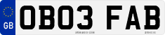 License plate of the United Kingdom, 2001 year system