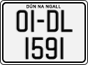 License plate of Ireland, Regular plates