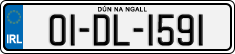 License plate of Ireland, Regular plates