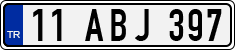 License plate of Turkey, Regular plates