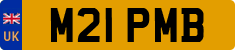 License plate of the United Kingdom, 1983 year system