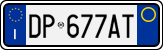 License plate of Italy, Cars (1994 year series)
