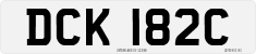 License plate of the United Kingdom, 1963 year system