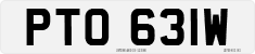 License plate of the United Kingdom, 1963 year system