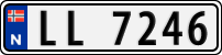 License plate of Norway, Trailers, motorcycles, special vehicles