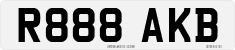 License plate of the United Kingdom, 1983 year system