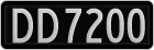 License plate of New Zealand, AB1(234)