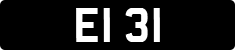 License plate of the United Kingdom, 1903 year system