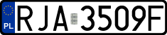 License plates of Poland, Regular car plates