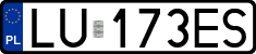 License plates of Poland, Regular car plates
