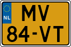 License plate of the Netherlands, Motorcycles