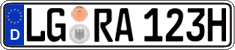 German license plate, Plates for oldtimers (type 