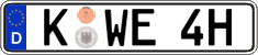 German license plate, Plates for oldtimers (type 