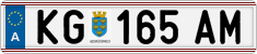 License plate of Austria, Regular plates