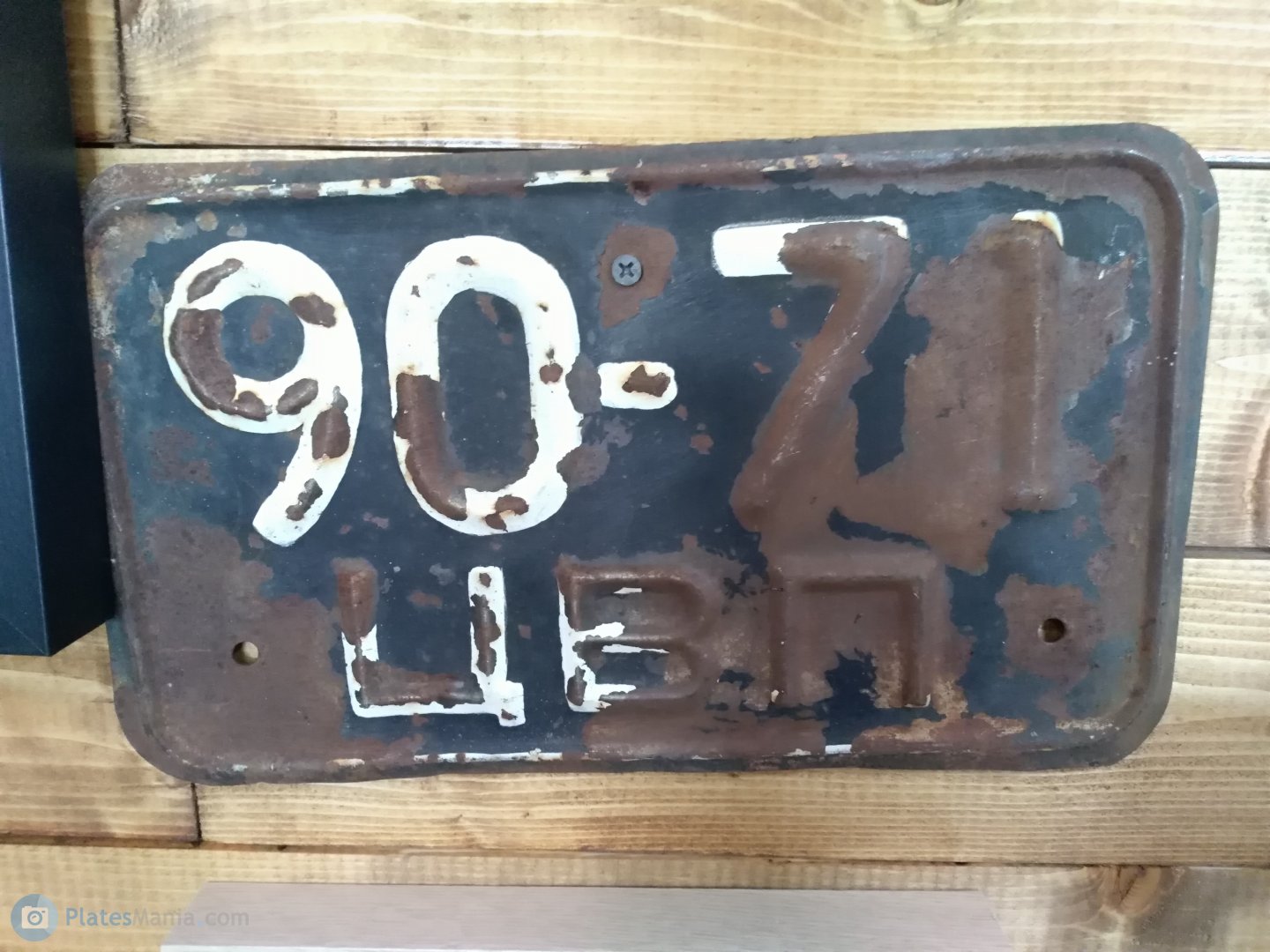 9071 ЦВП, License plate without vehicle 